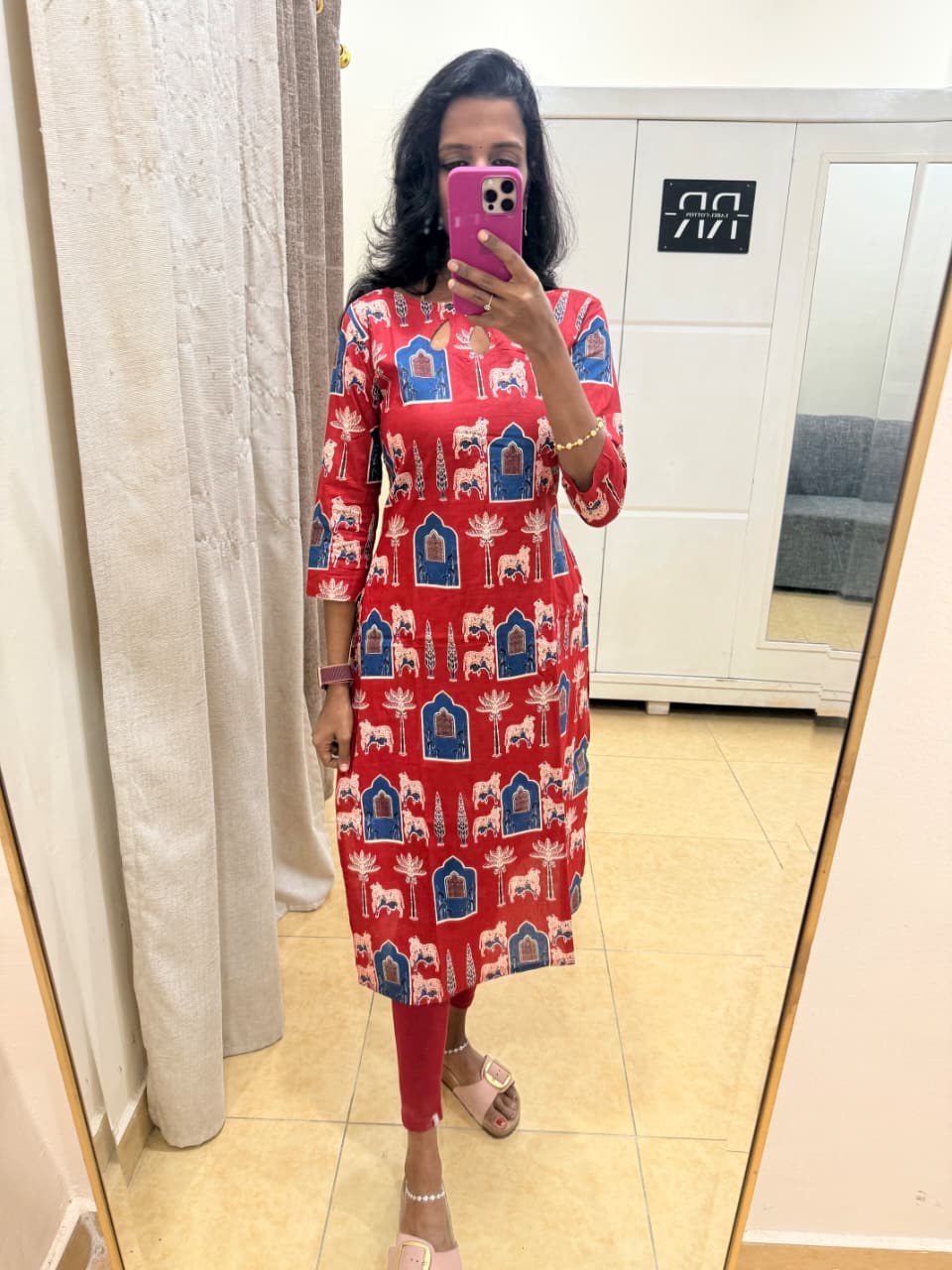 Ruby Royale – Red Ethnic Kurta